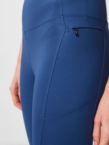 Tommy LifeSkinny Tajice 'Gamaschen' - plava boja: prednji dio