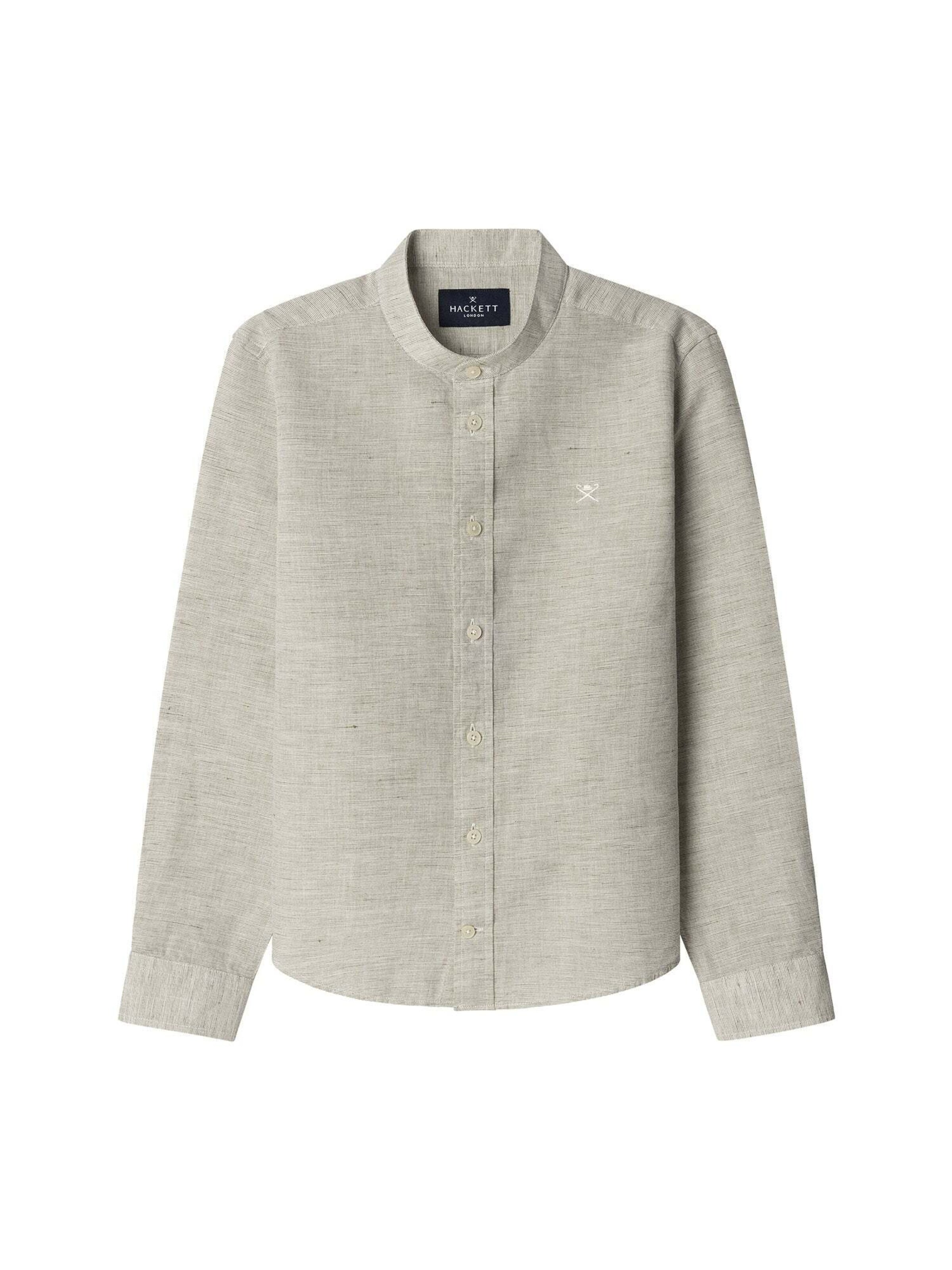 Coupe regular Chemise Hackett London en gris : devant