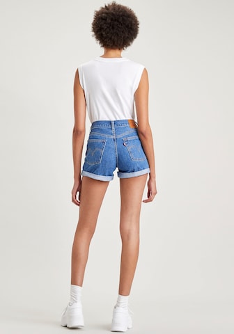 LEVI'S ® Regular Jeans '501® Rolled Shorts' i blå