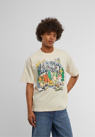 MARKET T-Shirt 'Backcountry Buds' in Beige: Vorderseite