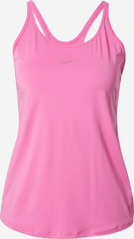 NIKE Sports Top 'ONE CLASSIC' in Pink: front