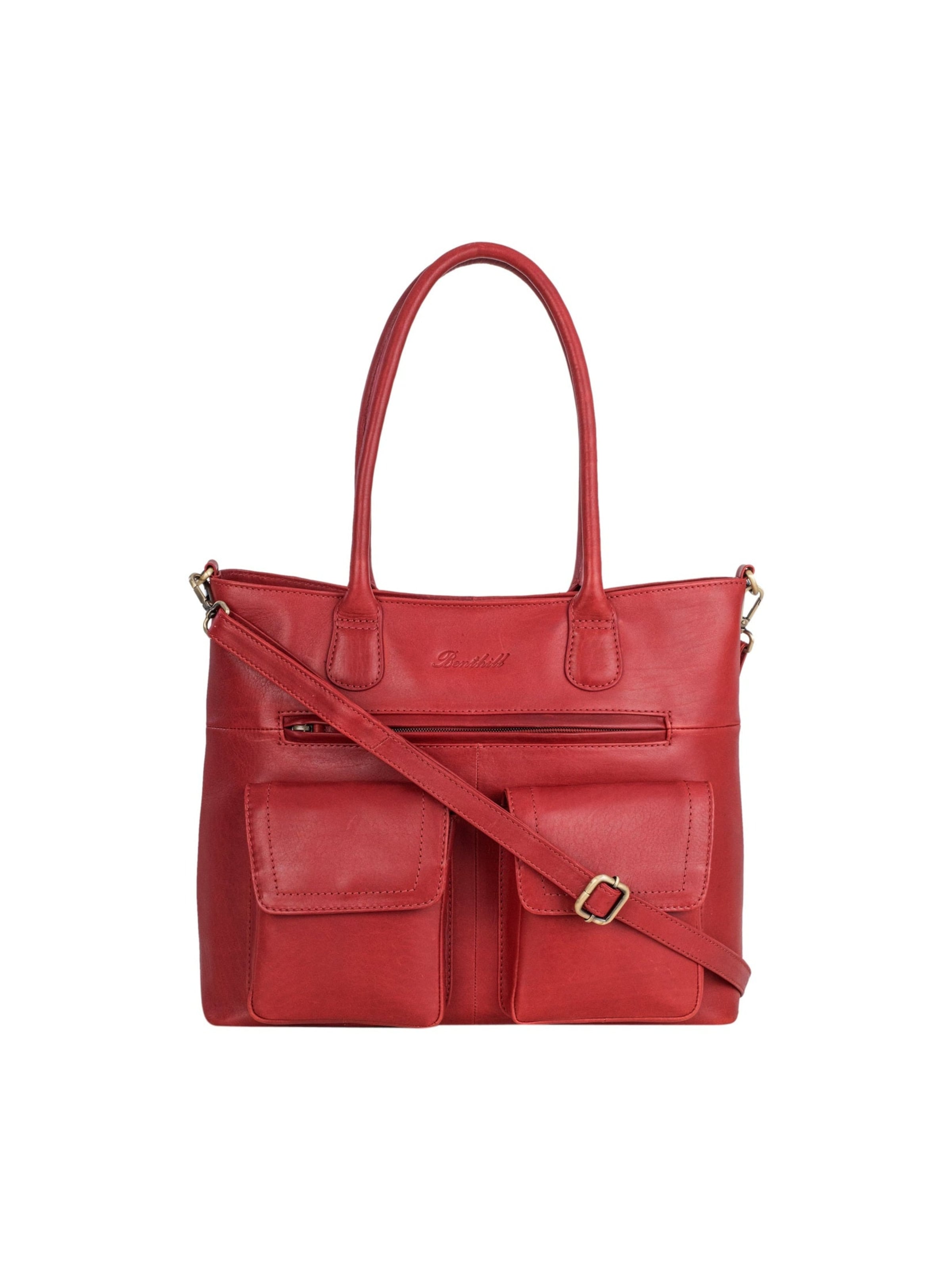 Benthill Handbag in Red: front