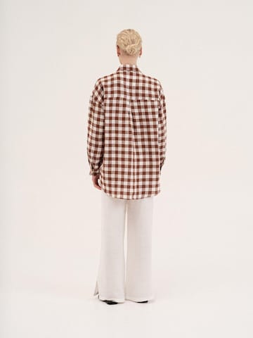 AmourLinen Shirt 'Molly' in Bruin