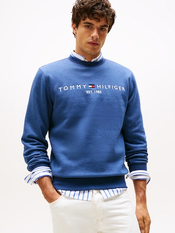 TOMMY HILFIGER Sweatshirt in Blauw: voorkant