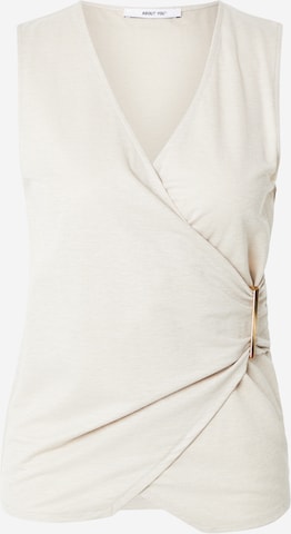 ABOUT YOU - Top 'Flores' en beige: frente