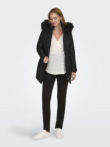 Only Maternity Winter parka in Black