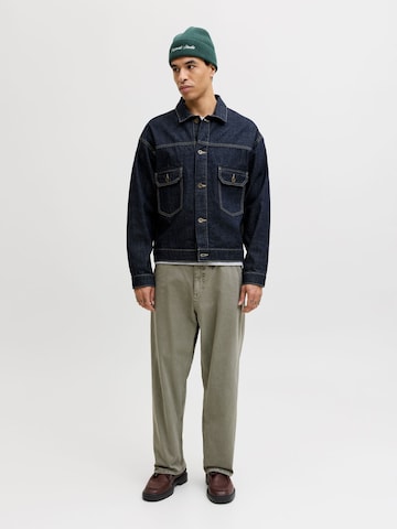 JACK & JONES Wide Leg Hose 'JPSTAlex' in Grau