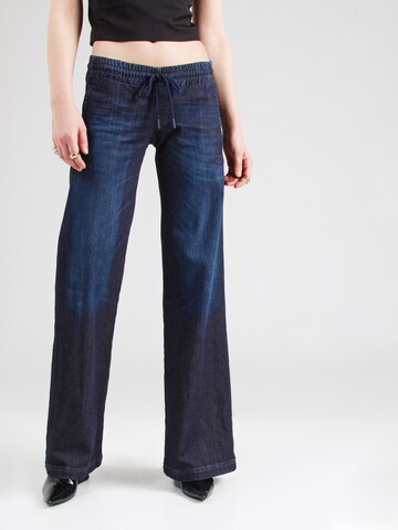 DIESEL Wide leg Jeans '2078 D-AINTY' in Blauw: voorkant