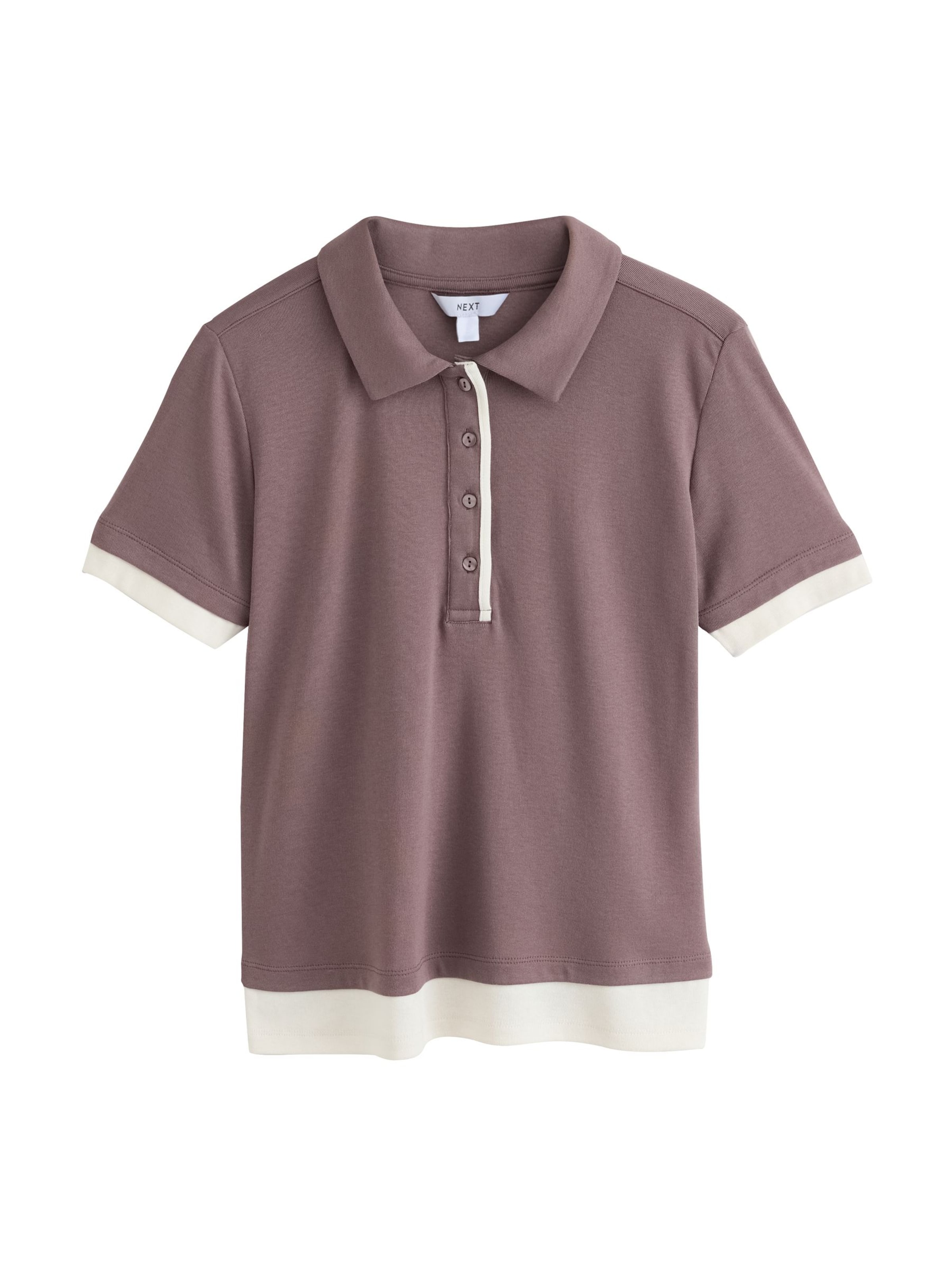 Next Shirt in XS in Chocolate / White, Item view