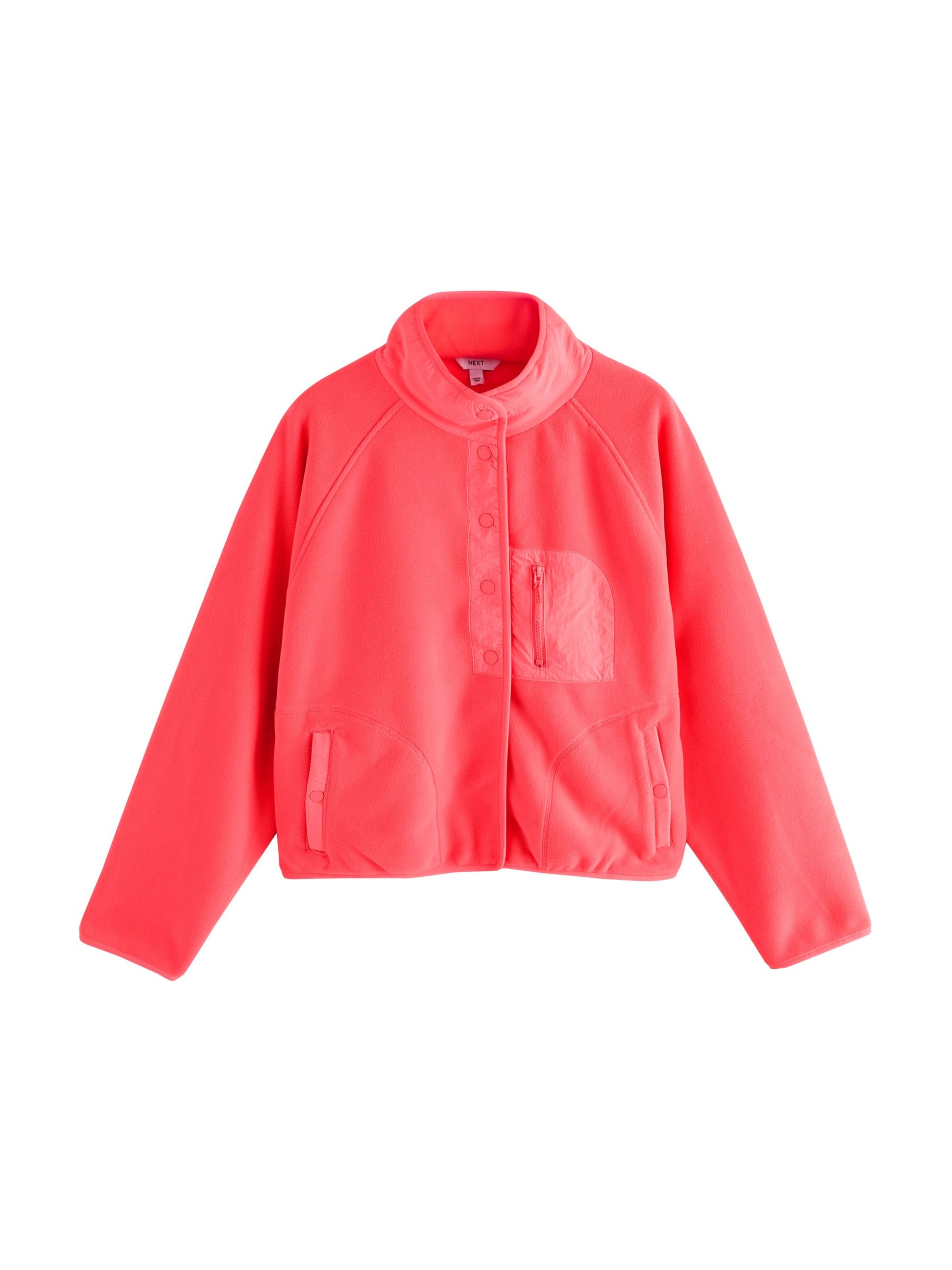 Giacca di pile di Next in rosa: frontale