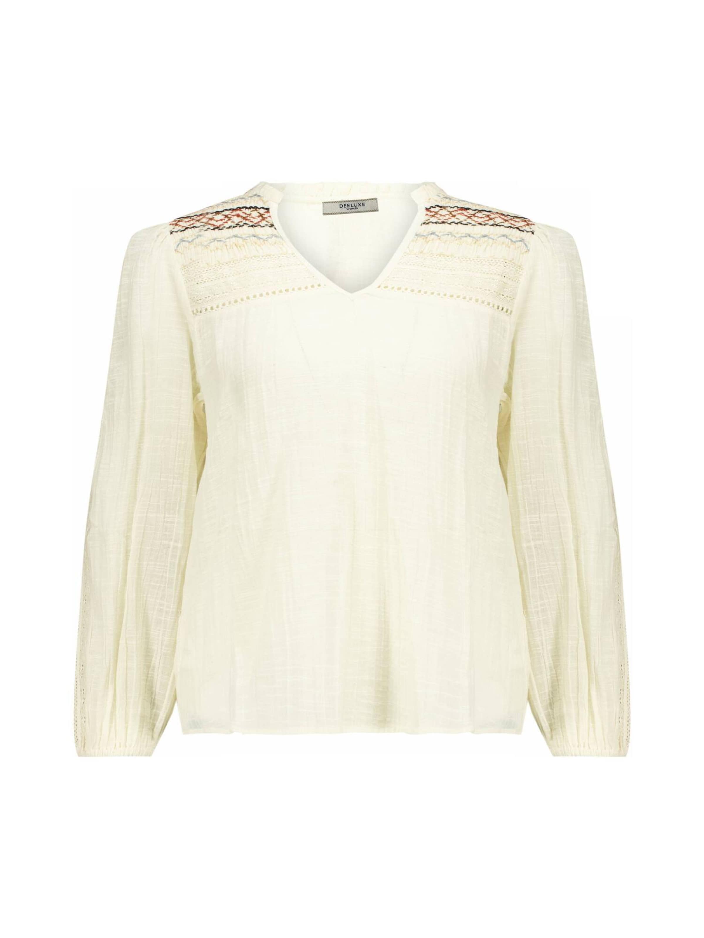 Deeluxe Bluse 'Guilda' in Beige: Vorderseite
