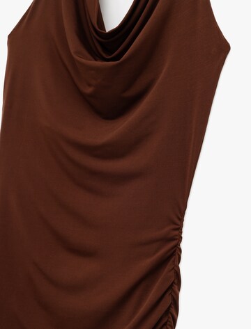 Koton Cocktail Dress in Brown