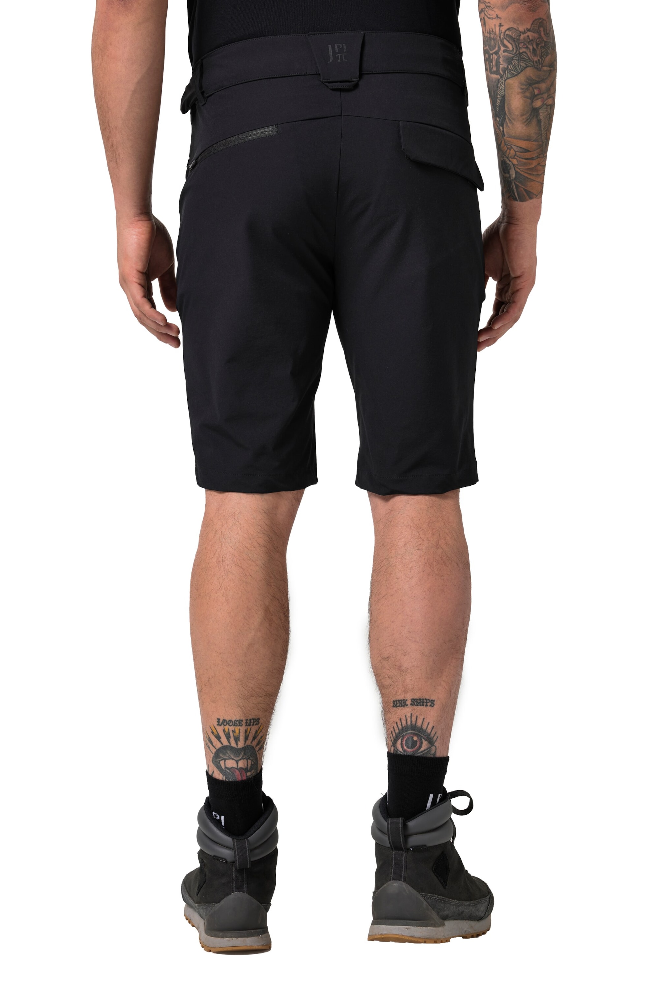 JAY-PI Slimfit Broek in Zwart