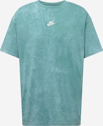 Nike Sportswear Тениска 'CLUB' в зелено: отпред