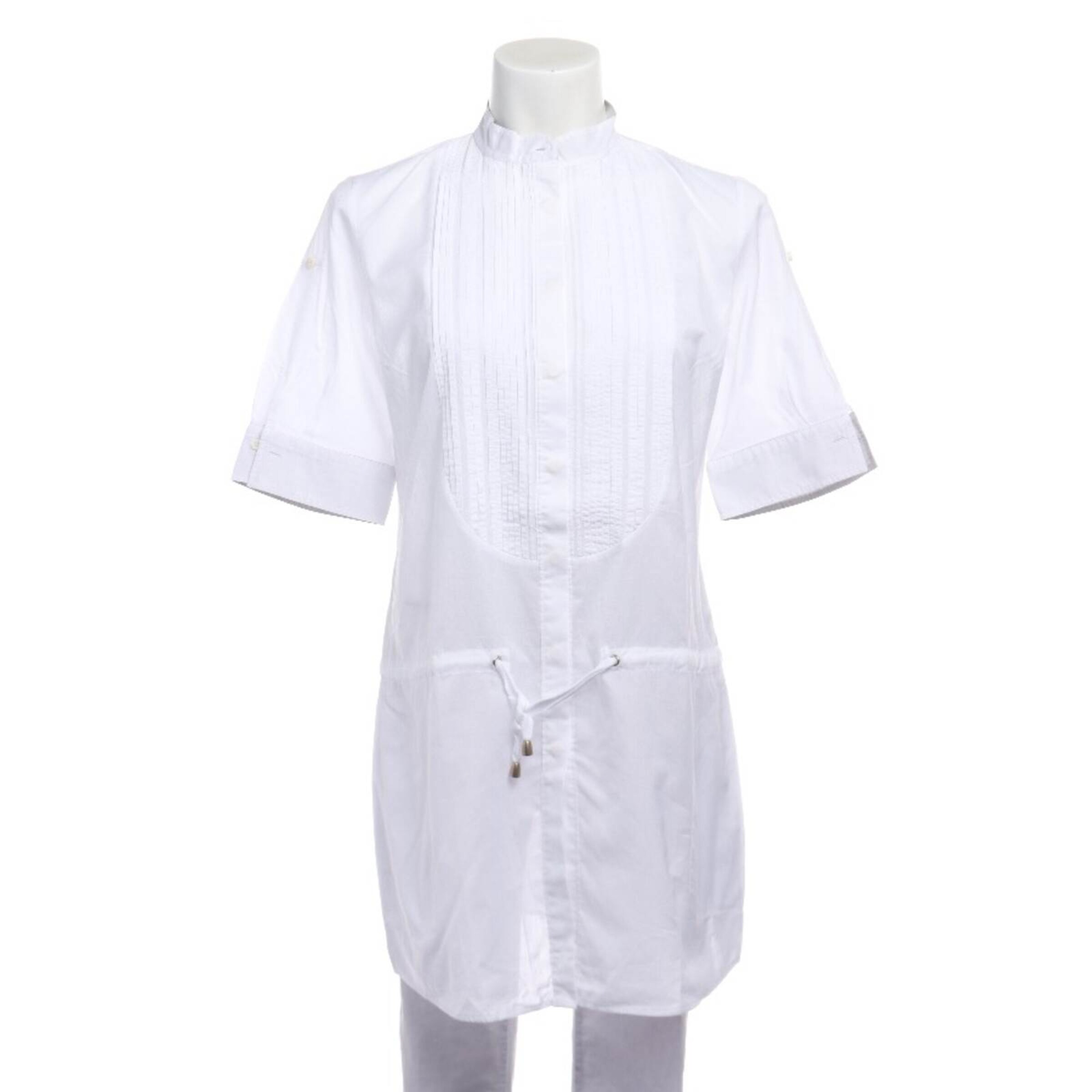 Brunello Cucinelli Bluse / Tunika L in Weiß: Vorderseite