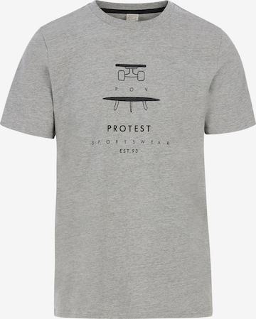 PROTEST Shirt 'PRTAndros' in Grijs: voorkant