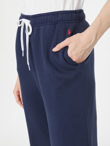 Tapered Pantaloni de la Polo Ralph Lauren pe albastru