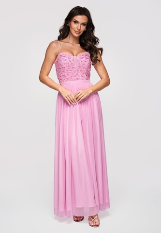 Ombre Avondjurk in Roze: voorkant