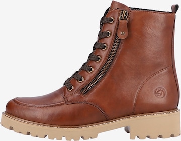 REMONTE Lace-Up Ankle Boots in Brown