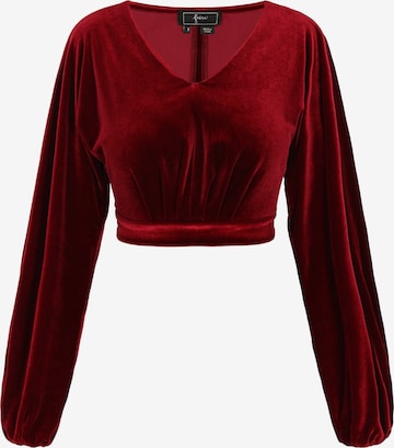 faina - Blusa en rojo: frente