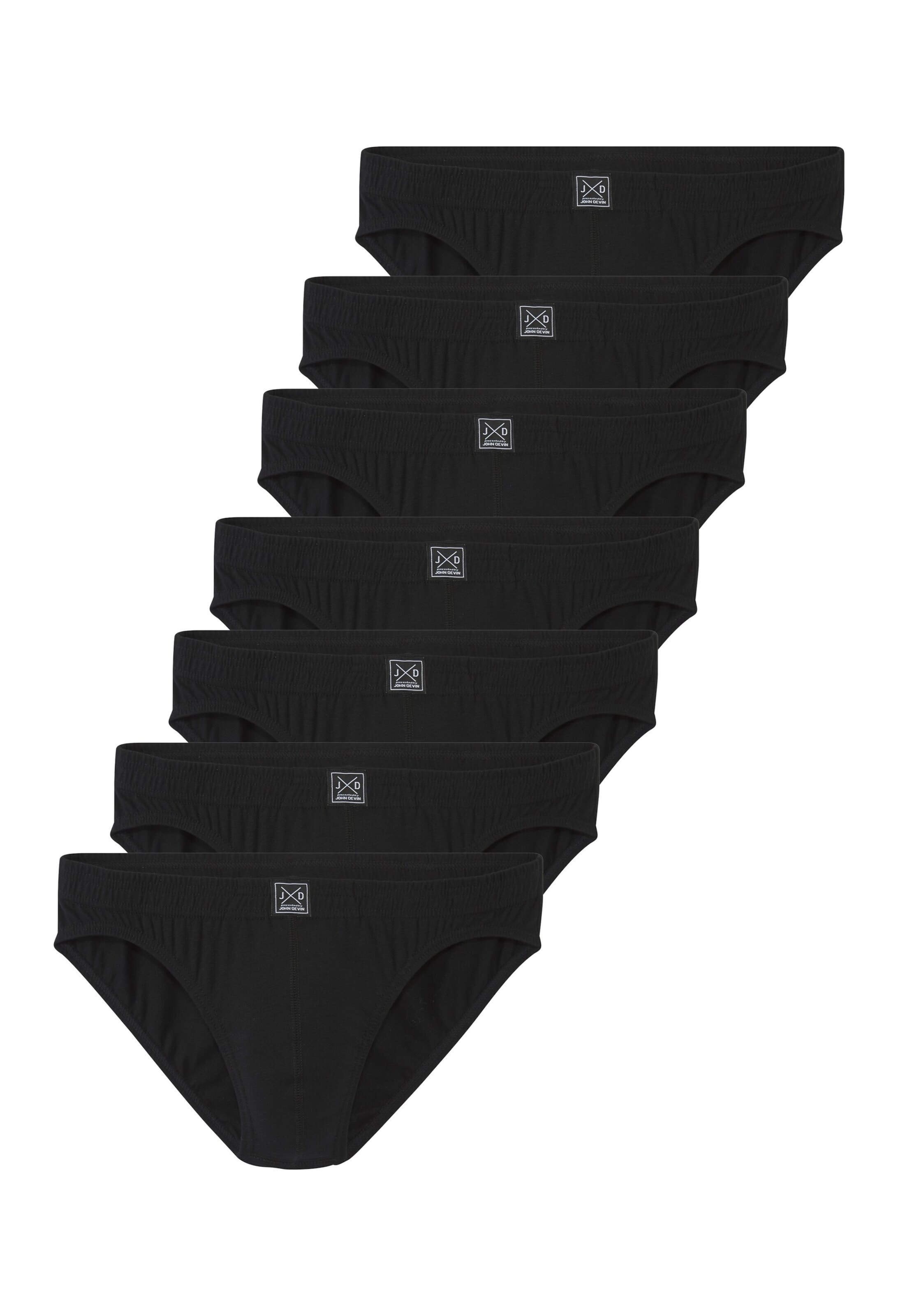 JOHN DEVIN Panty in Black: front