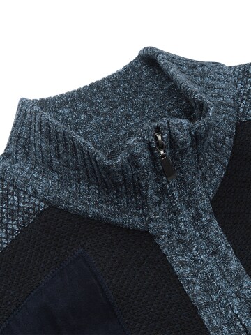 Youthup Knit Cardigan in Blue