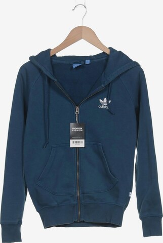 ADIDAS ORIGINALS Kapuzenpullover XS in Blau: predná strana