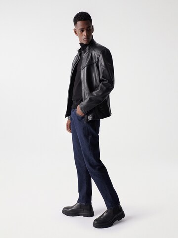 Salsa Jeans Tussenjas in Zwart