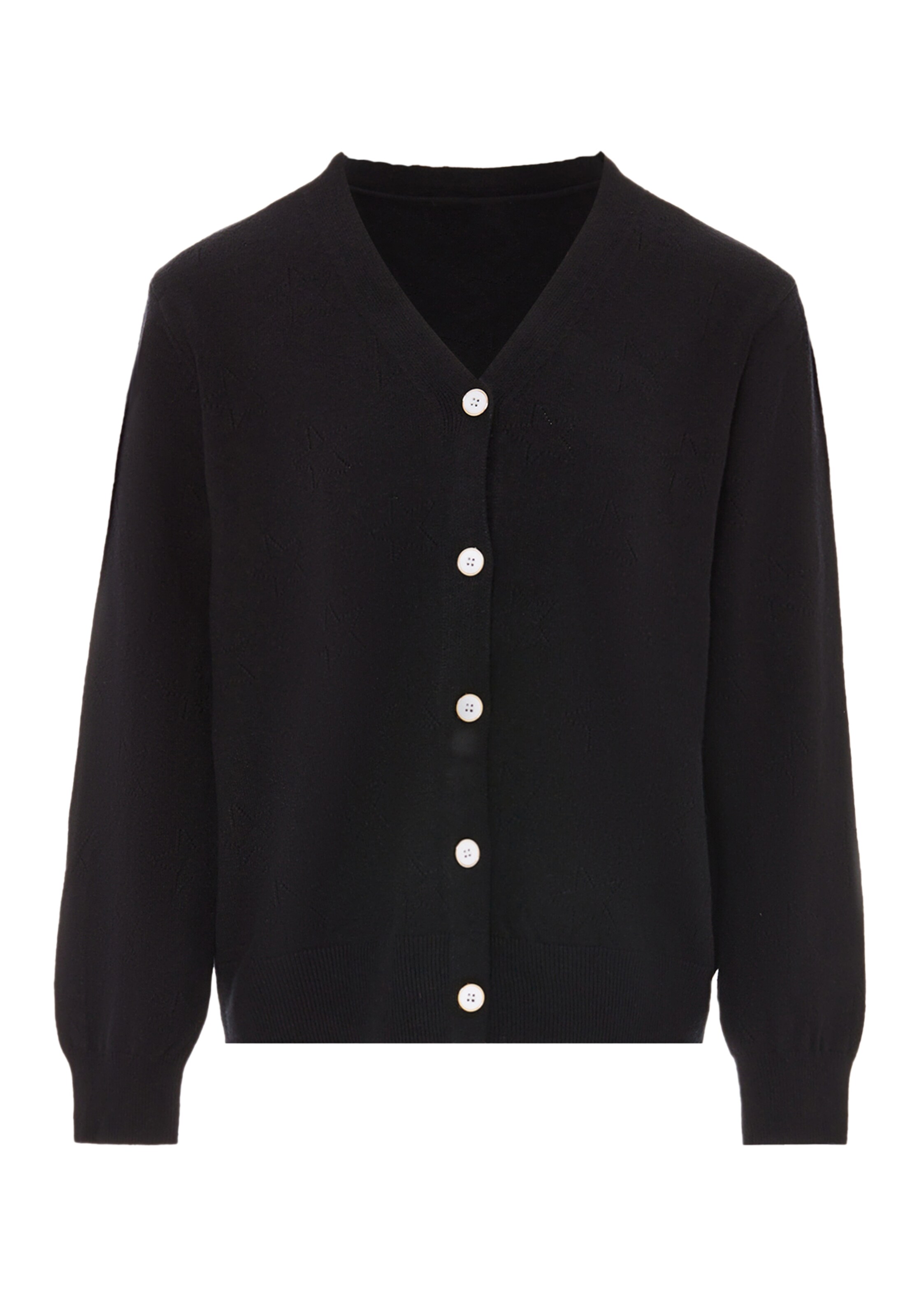 aleva - Casaco de malha em preto: frente