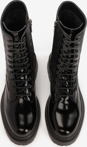 Kazar - Botines con cordones en negro