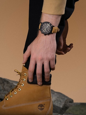 TIMBERLAND Analoog horloge in Bruin: voorkant