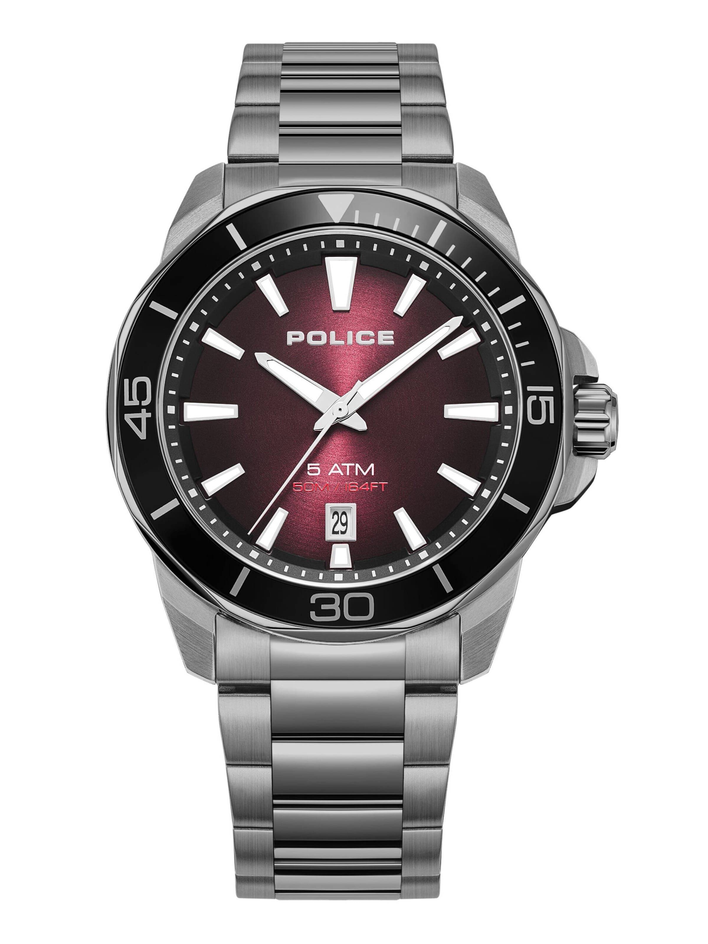 POLICE Analog Watch 'Thornton' in Black: front