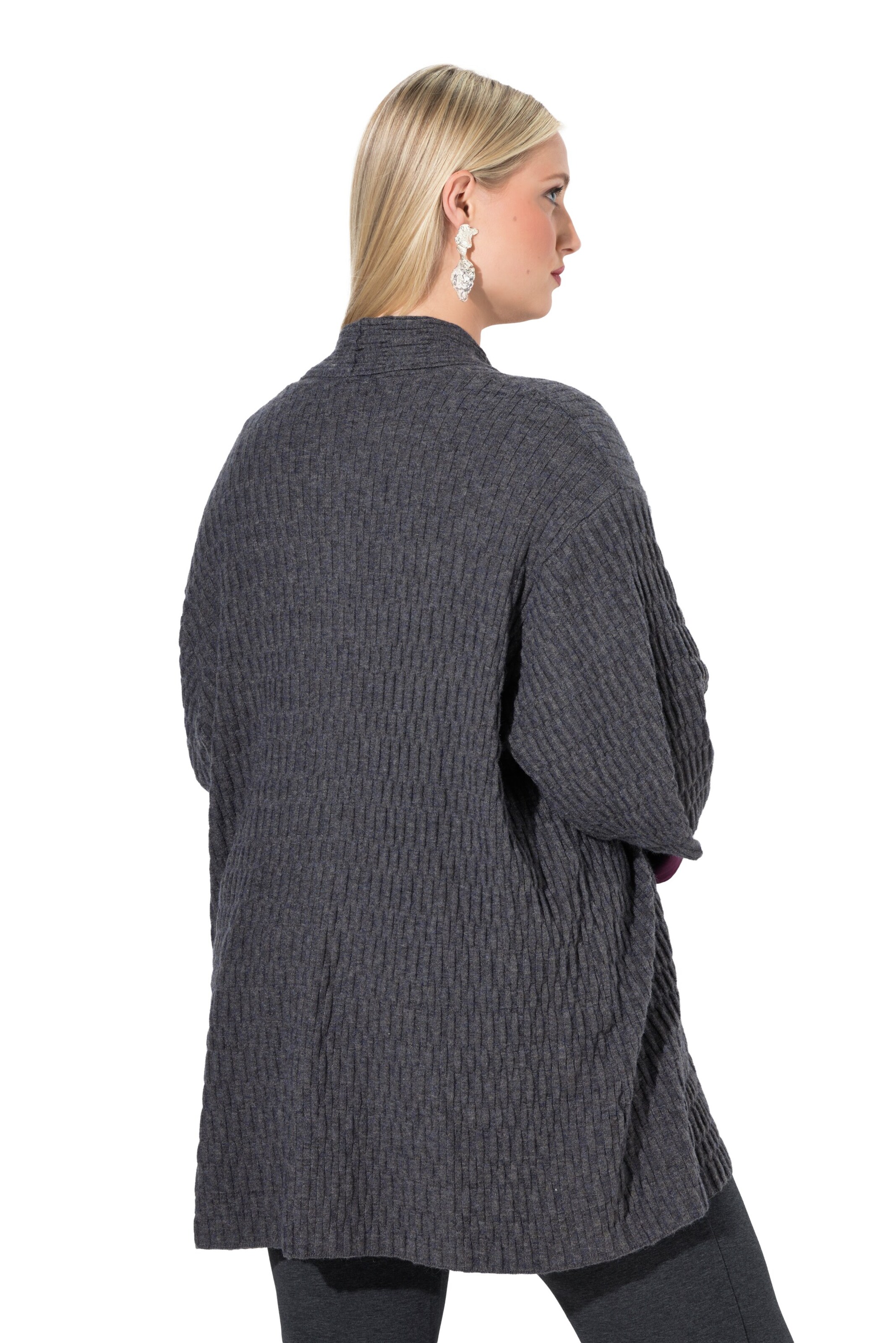 Cardigan Ulla Popken en gris