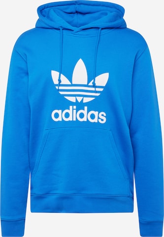 ADIDAS ORIGINALS - Sweatshirt 'Adicolor Classics Trefoil' em azul: frente