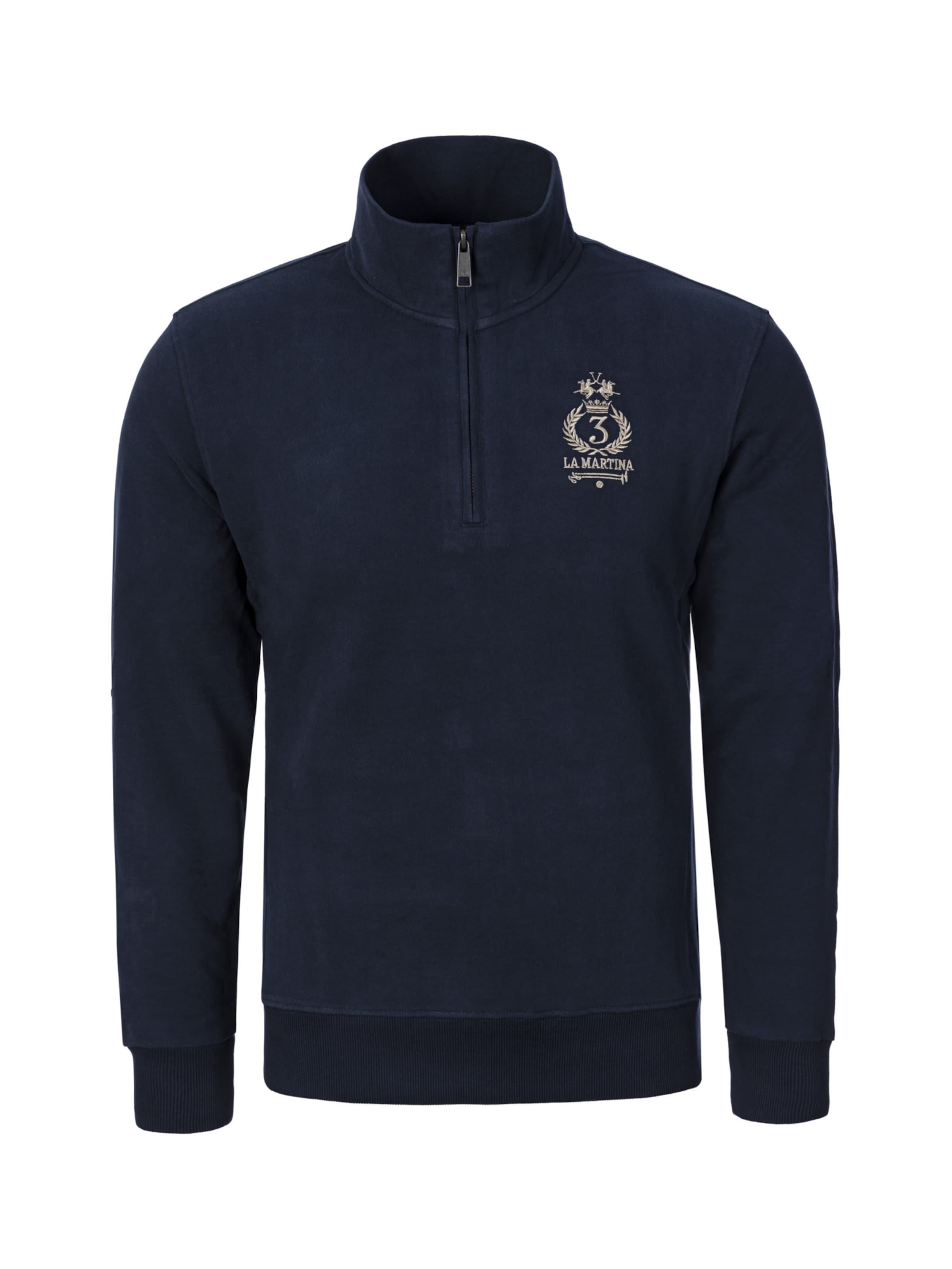 La Martina - Jersey ' MBF308 ' en azul: frente