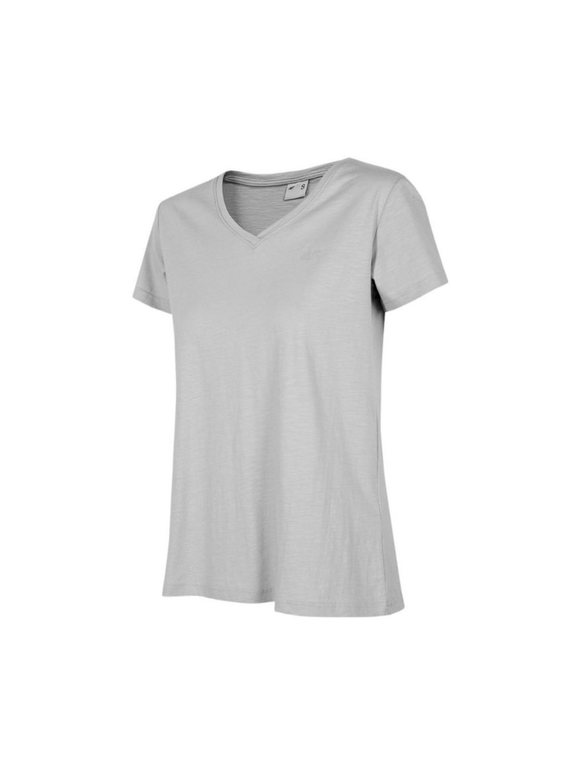 4F Shirt 'TSD352'‌‌‌‌‌‌‌ in Grau: Vorderseite