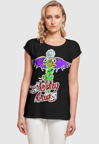Merchcode Shirt 'Motley Crue - Dr Feel Good' in Zwart: voorkant