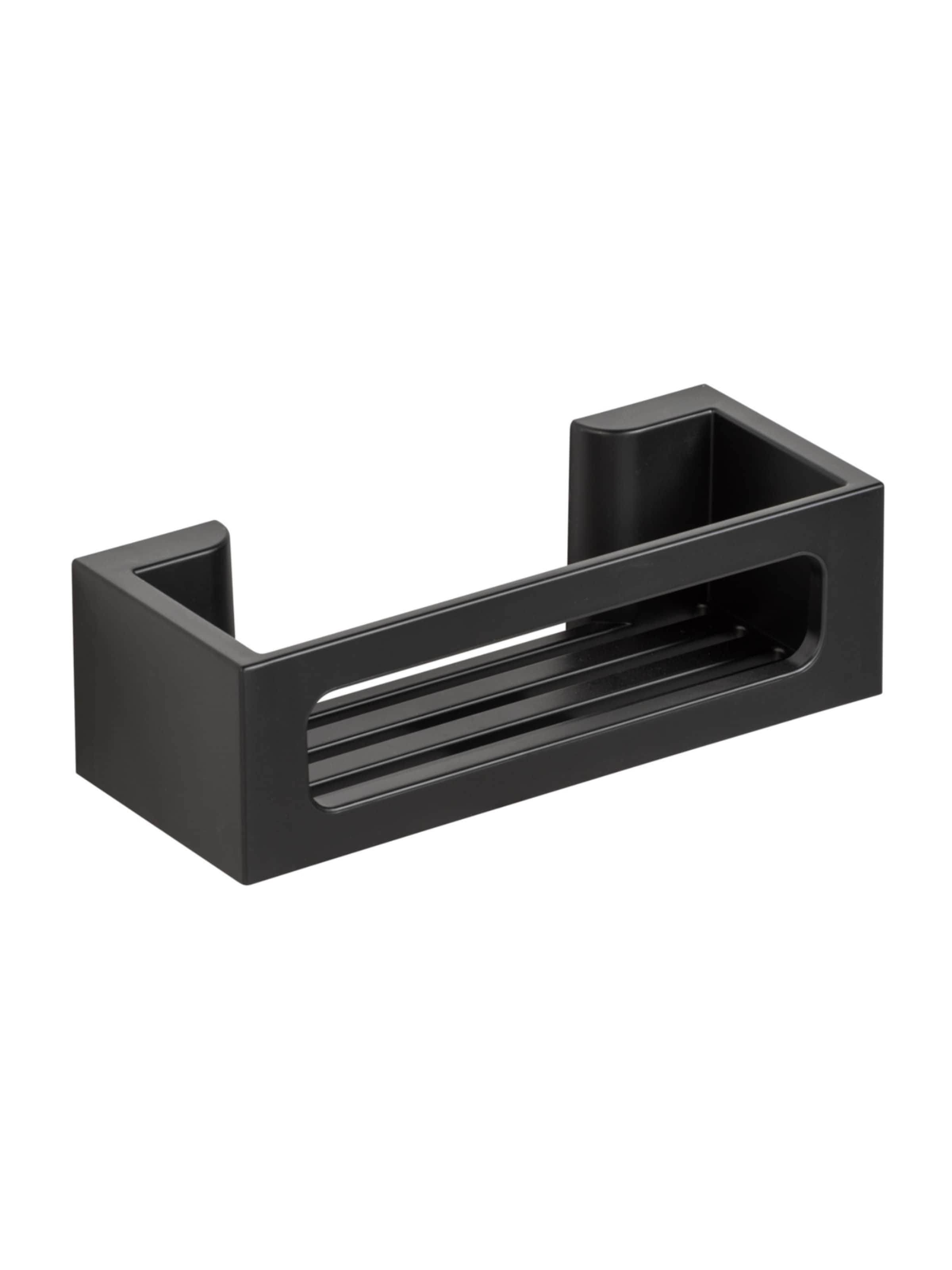 Wenko Wandablage in schwarz, Produktansicht