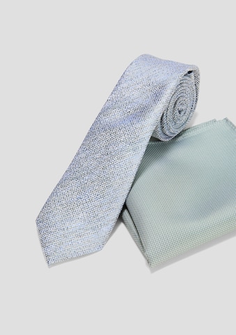 s.Oliver BLACK LABEL Set Krawatte und Tuch in Grün
