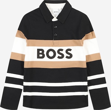 BOSS Kidswear Póló - fekete: elől