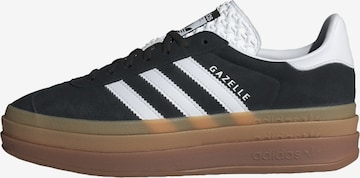 ADIDAS ORIGINALS - Zapatillas deportivas bajas 'Gazelle Bold' en negro: frente