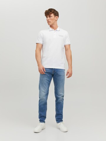 JACK & JONES Poloshirt 'Archie' in Weiß