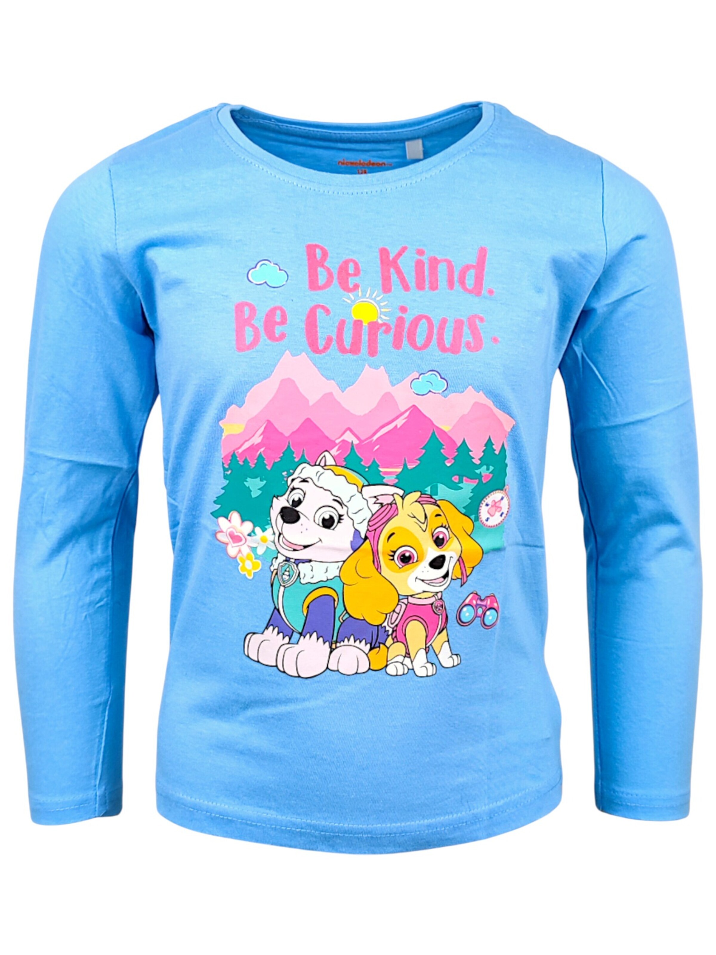 Paw Patrol Shirt 'Skye & Everest'‌‌‌‌‌‌‌‌ in Blau: Vorderseite
