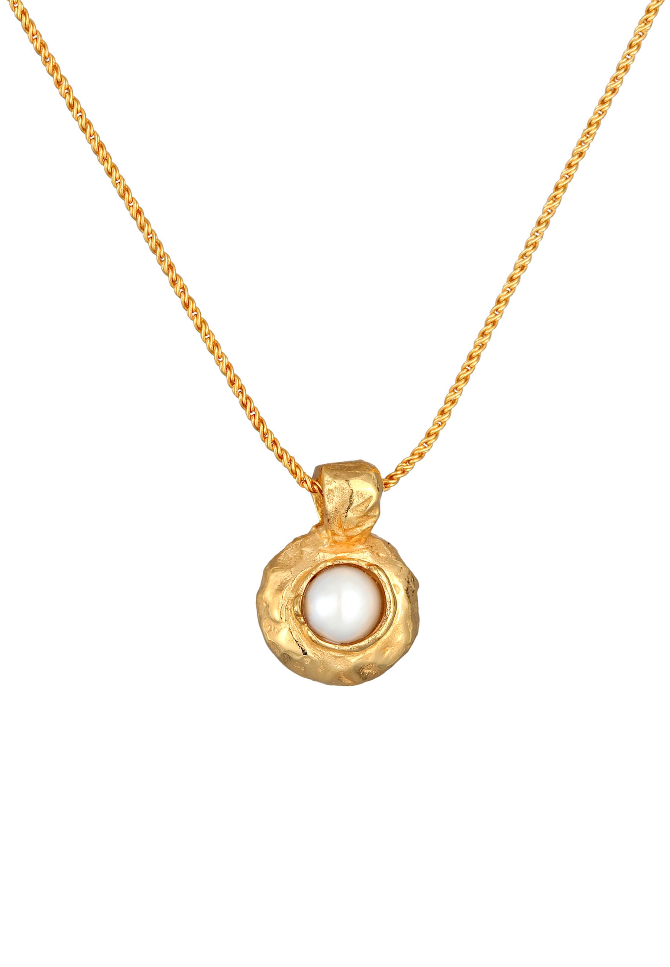Haze&Glory Necklace 'Mutiara Pearl' in Gold: front