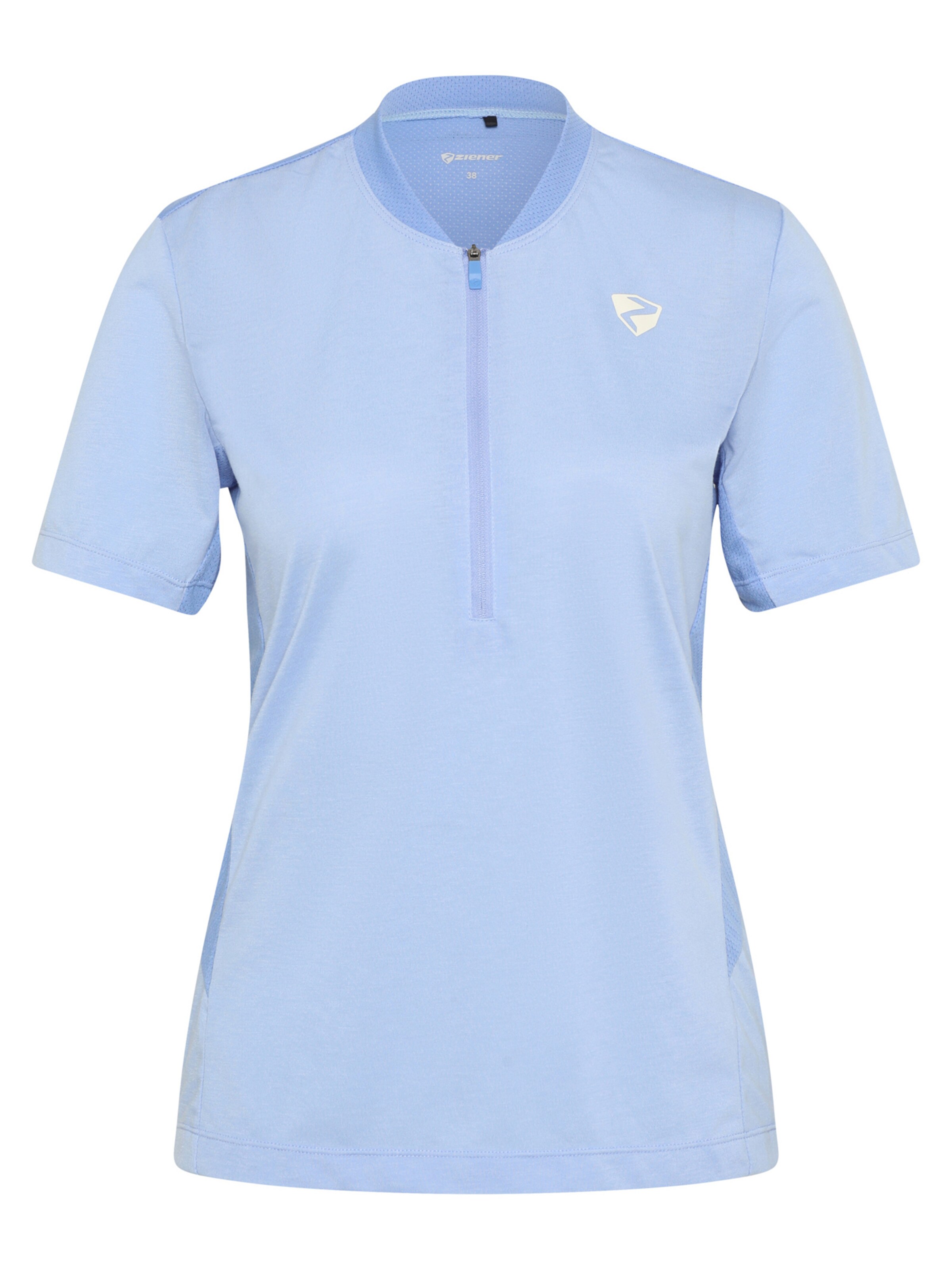 ZIENER Performance Shirt 'Nektaria' in Blue: front