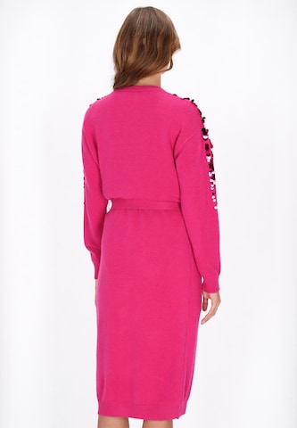 faina - Abrigo de punto 'Fashion Look' en rosa