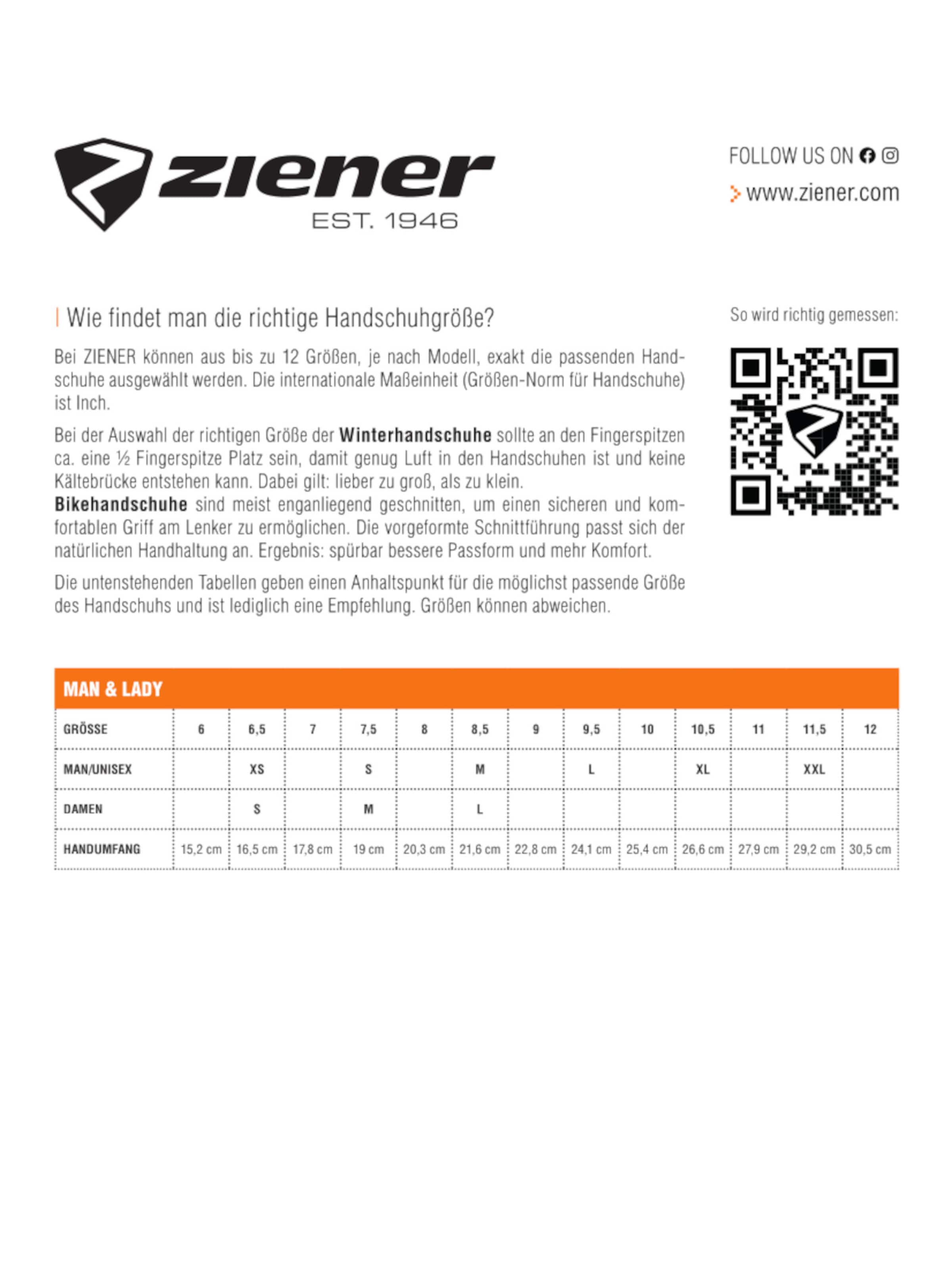 ZIENER Athletic Gloves 'Gokoni' in Black