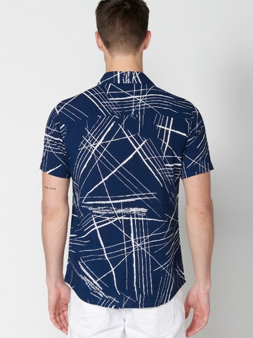 KOROSHI Regular Fit Paita värissä sininen