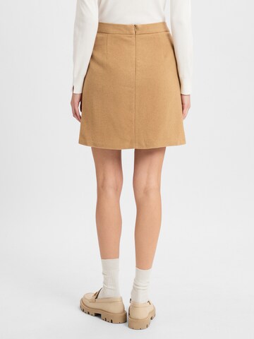 Marie Lund Skirt in Brown