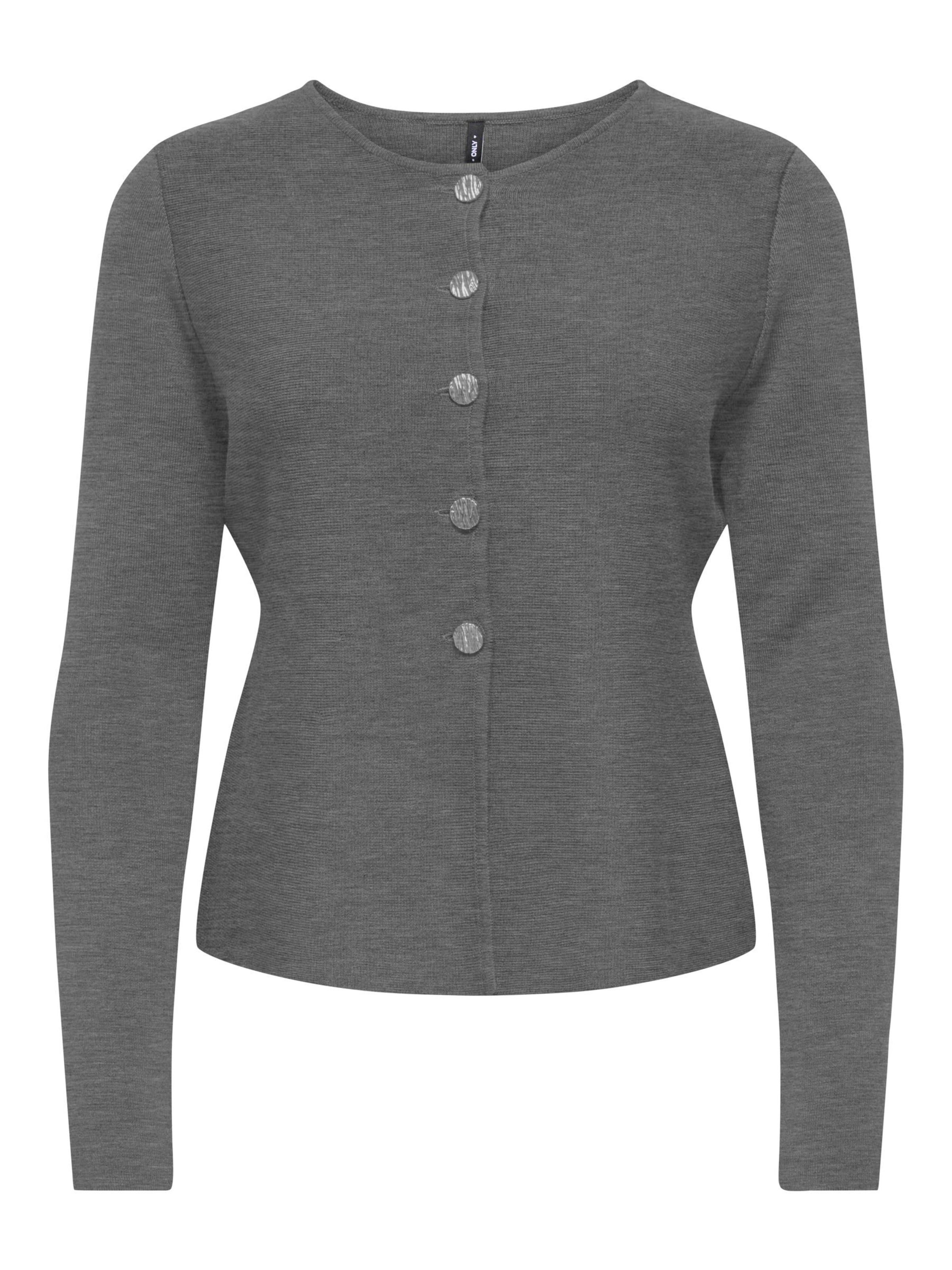 ONLY Cardigan en XL en gris foncé, Vue avec produit